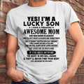 August - I am Lucky Son - Gift For Son From Mom - NGHL08 - (SKU-T1206LMS-08)