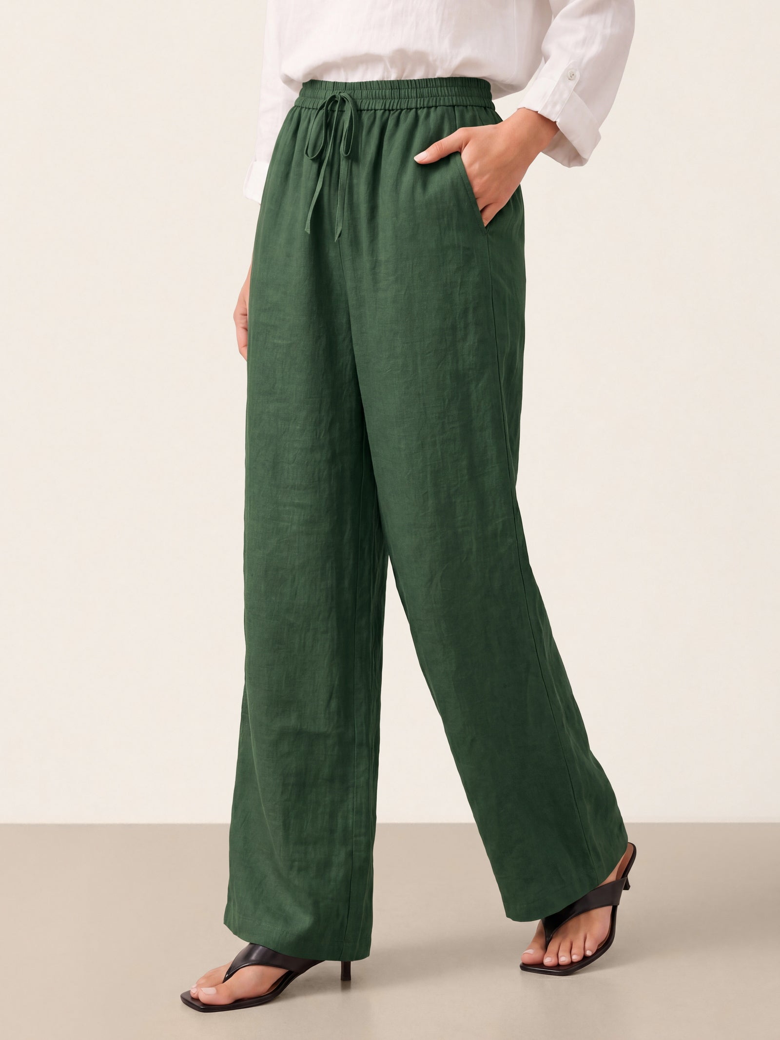100% Linen Classic Pants LYON