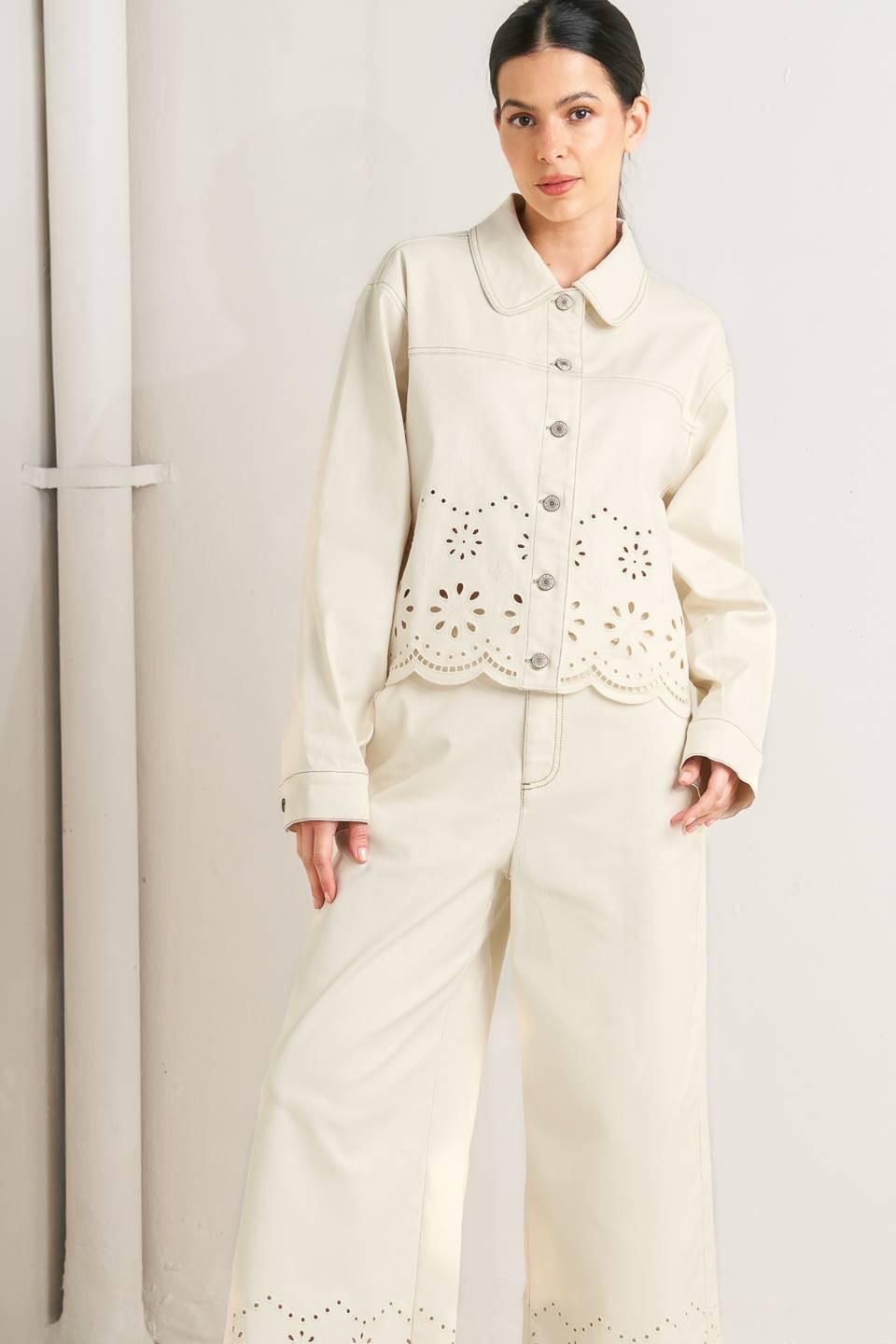 SUNDAY LEAF TWILL JACKET