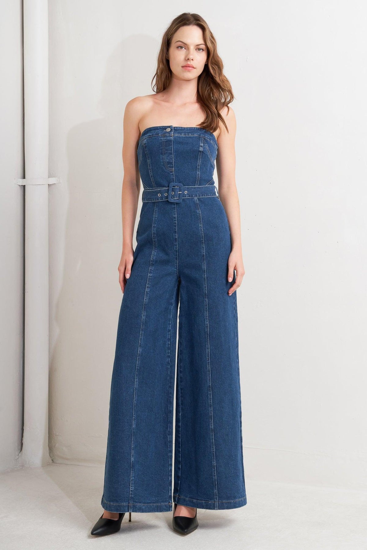 RETRO DIVE DENIM JUMPSUIT