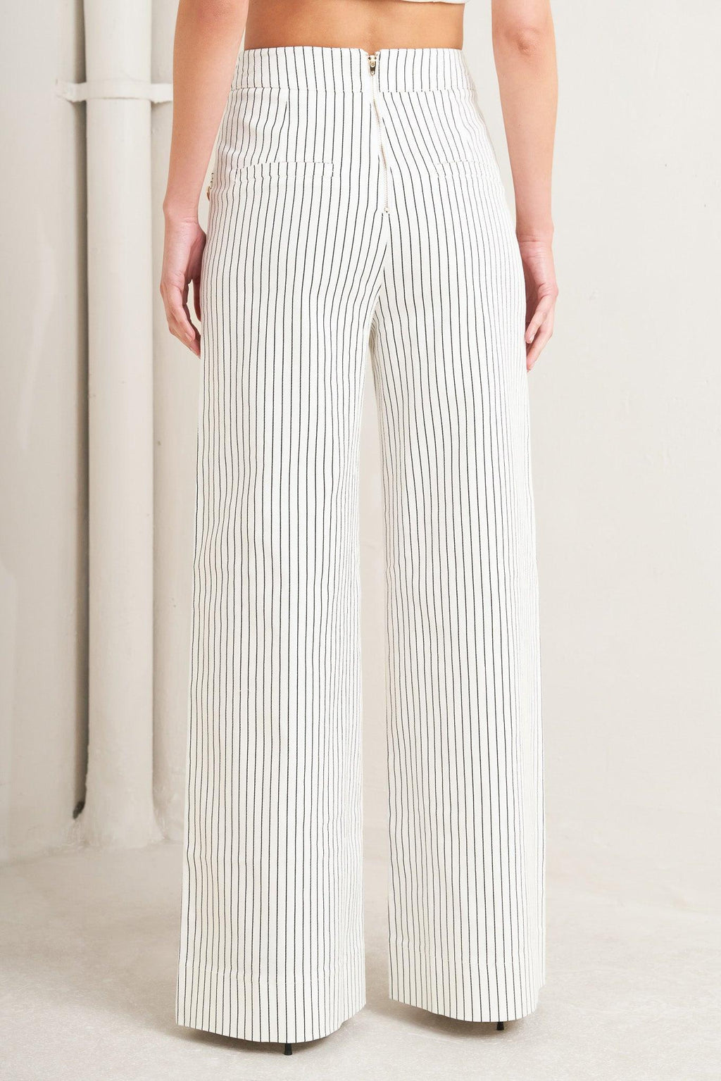 EFFORTLESS FORM STRIPE WOVEN PANTS