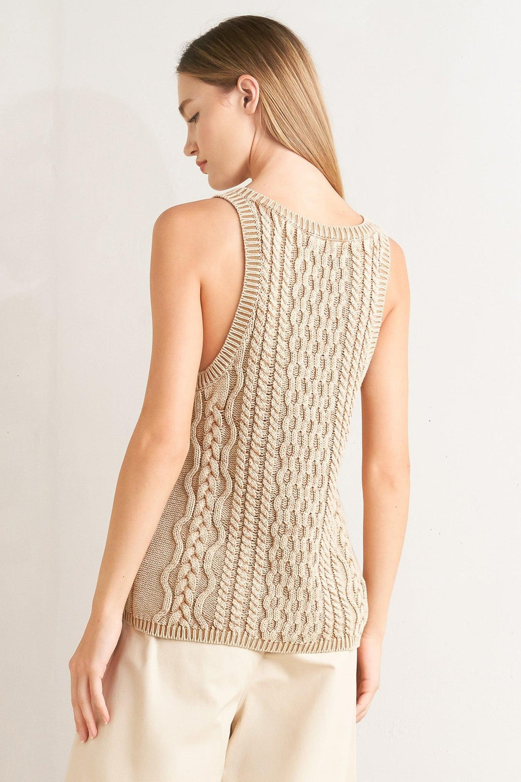 NEVER FORGET KNIT TANK TOP