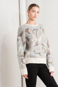 PROMINENT CHARM PULLOVER SWEATER TOP