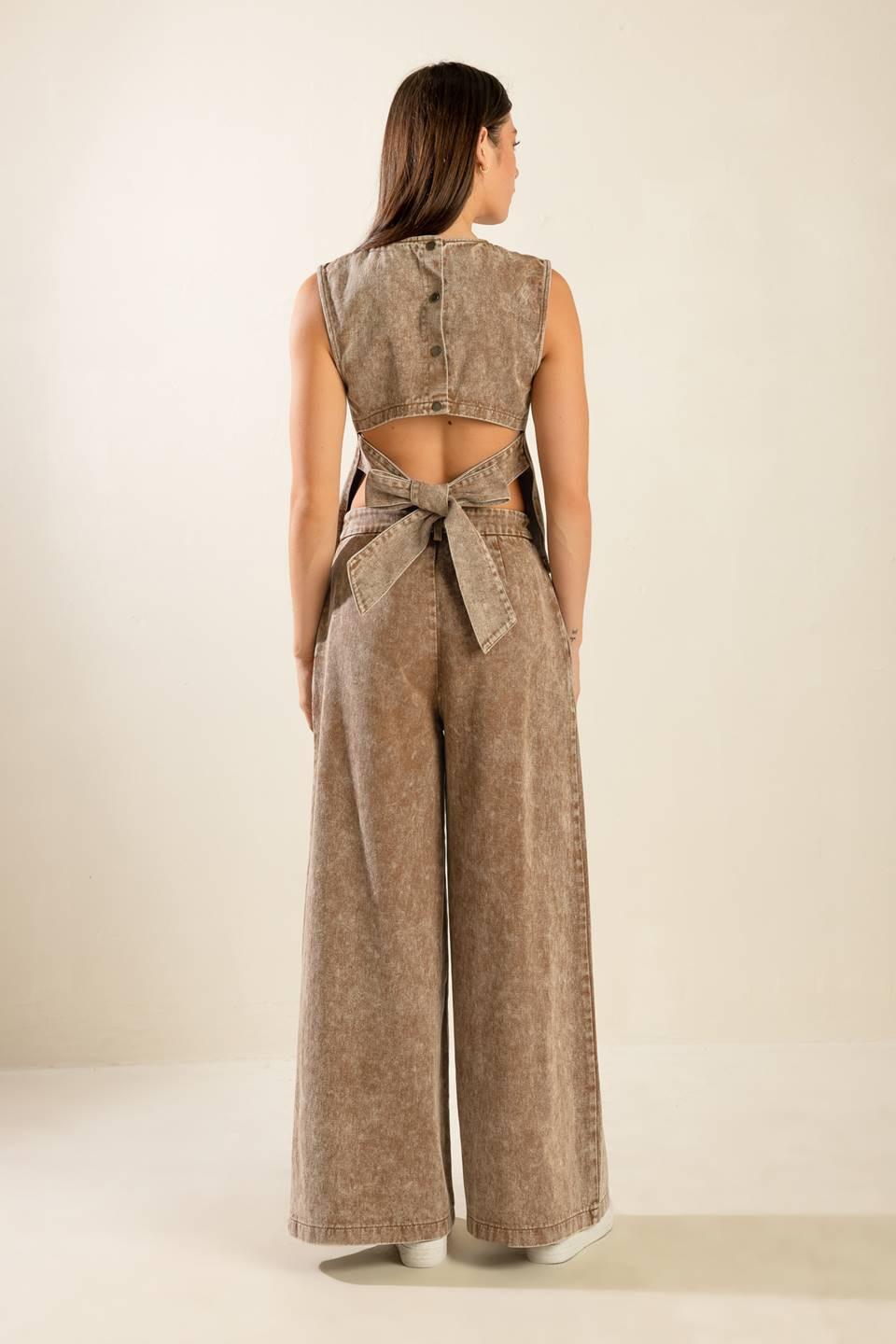 SAFE TO SAY TWILL TOP