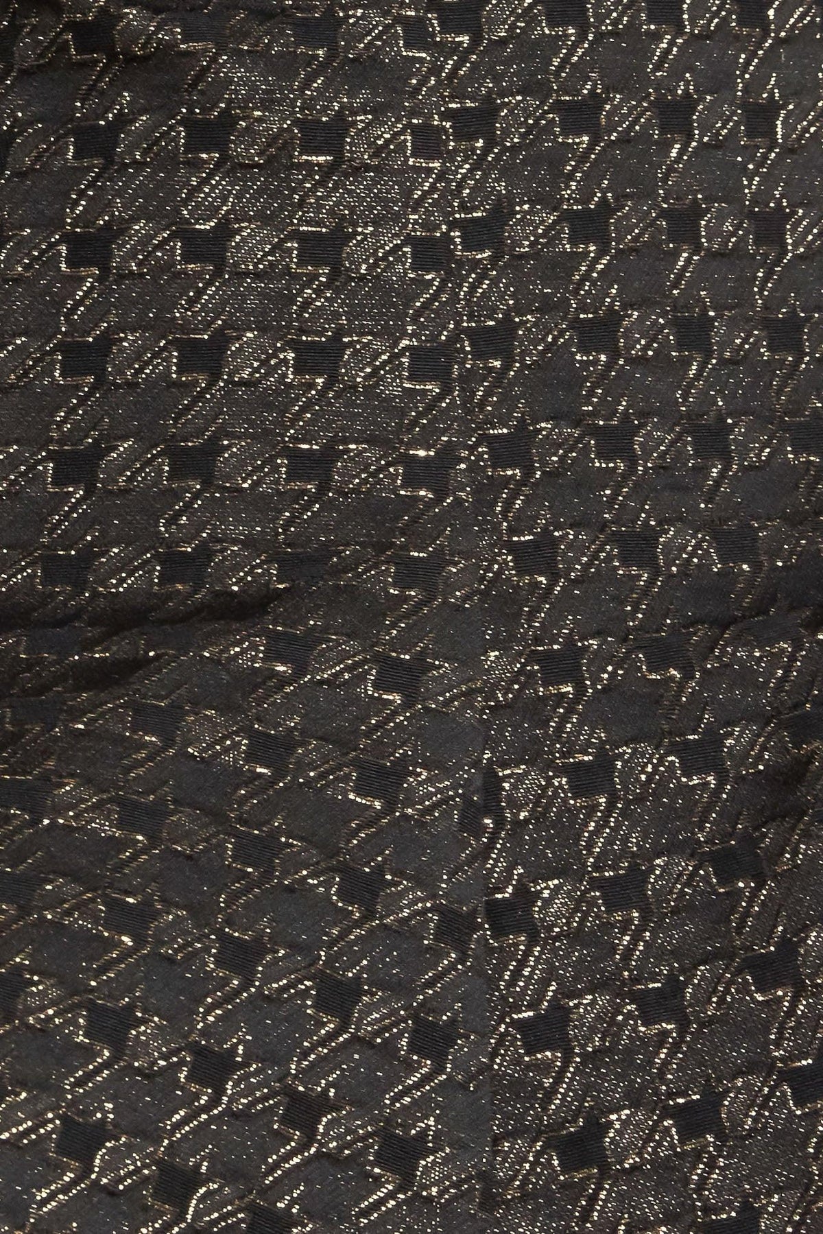 EVENING SCULPT METALLIC THREADED WOVEN TOP