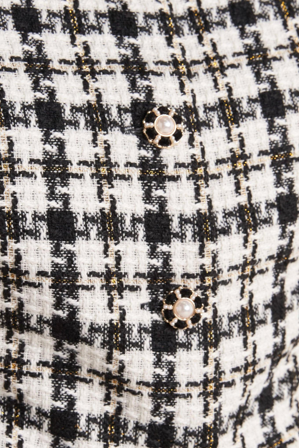 MONA CHECK TWEED VEST