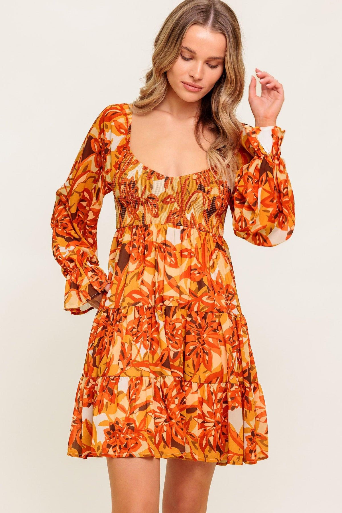 STYLISH CERTAINTY WOVEN MINI DRESS