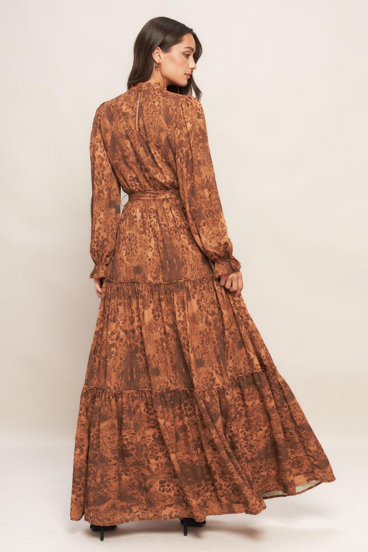 NOMAD'S WHISPER WOVEN MAXI DRESS
