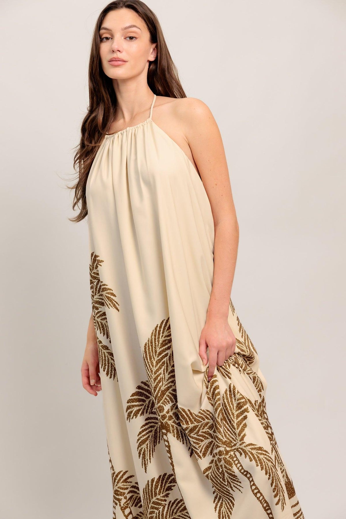 ISLAND STATE WOVEN MAXI DRESS