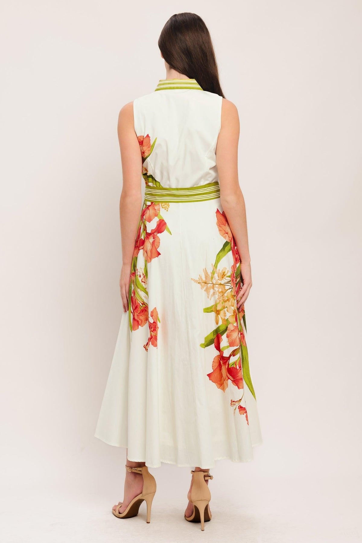 SPRING HEIRLOOM WOVEN MIDI DRESS