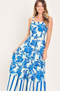 CAPRI GARDEN WOVEN MIDI DRESS