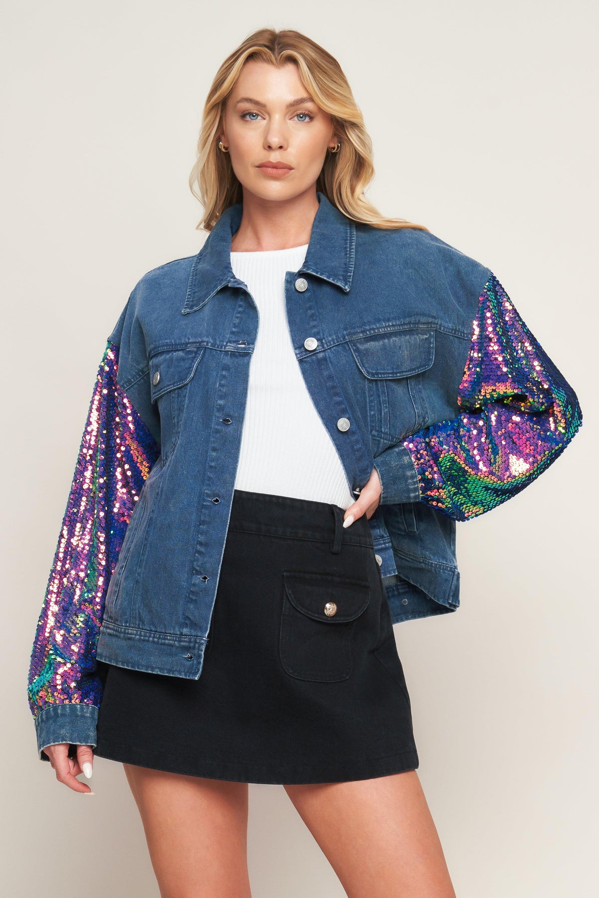 WALKING THE WALK DENIM JACKET