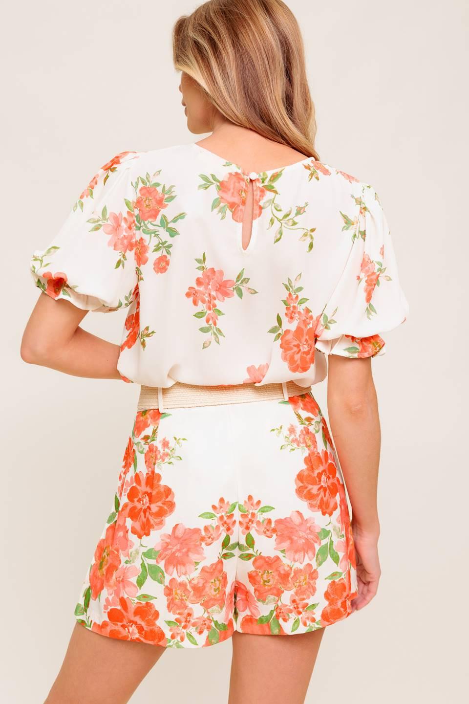LOVELY DAYS IVORY WOVEN SHORT