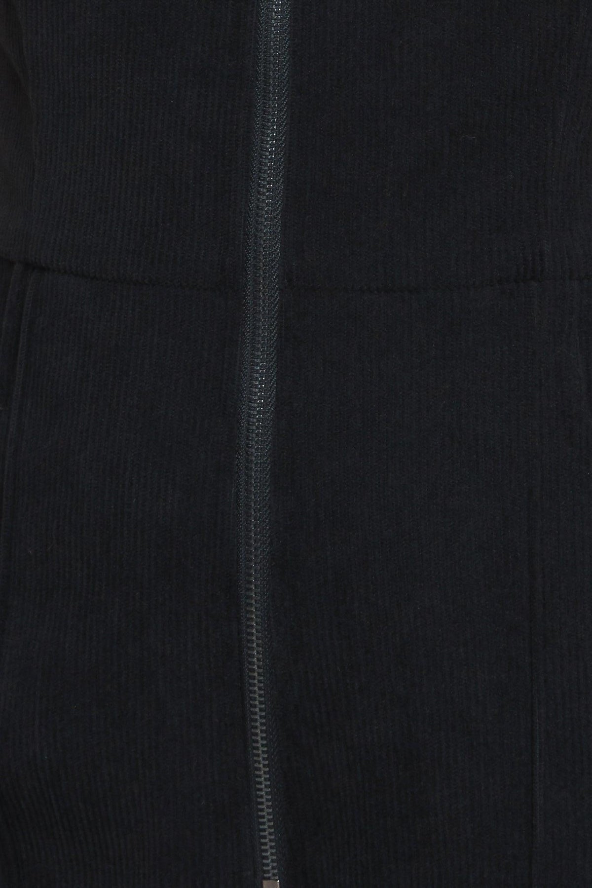 STREET ICON BLACK CORDUROY JUMPSUIT