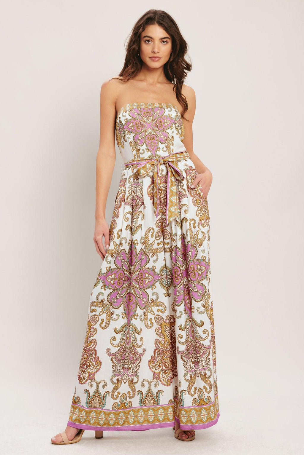 MEDITERRANEAN DREAM WOVEN JUMPSUIT