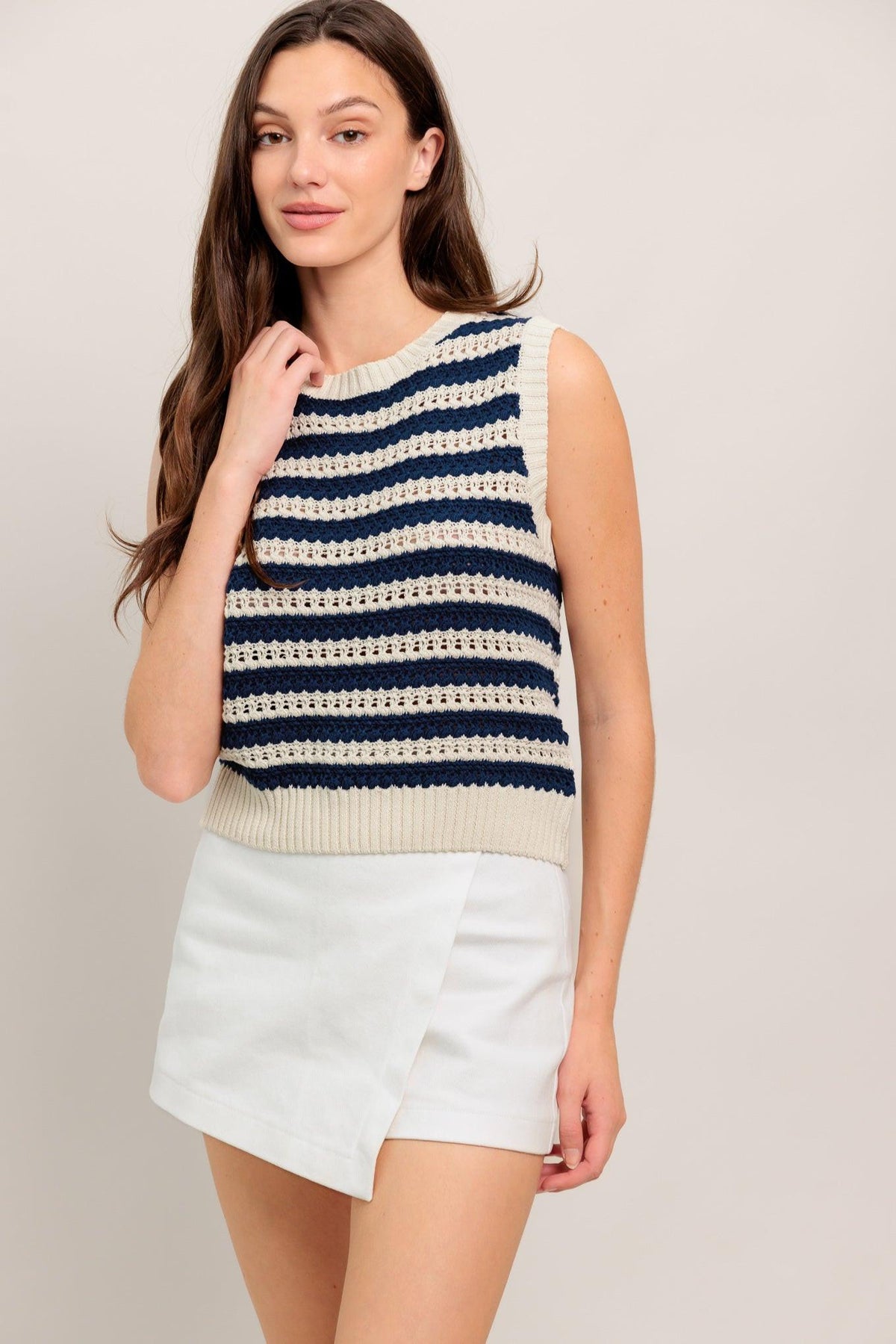 CLEAN COAST KNIT TOP
