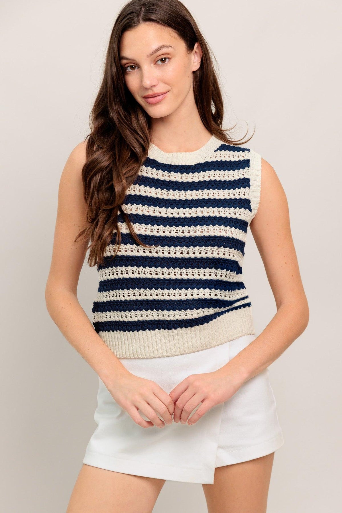 CLEAN COAST KNIT TOP