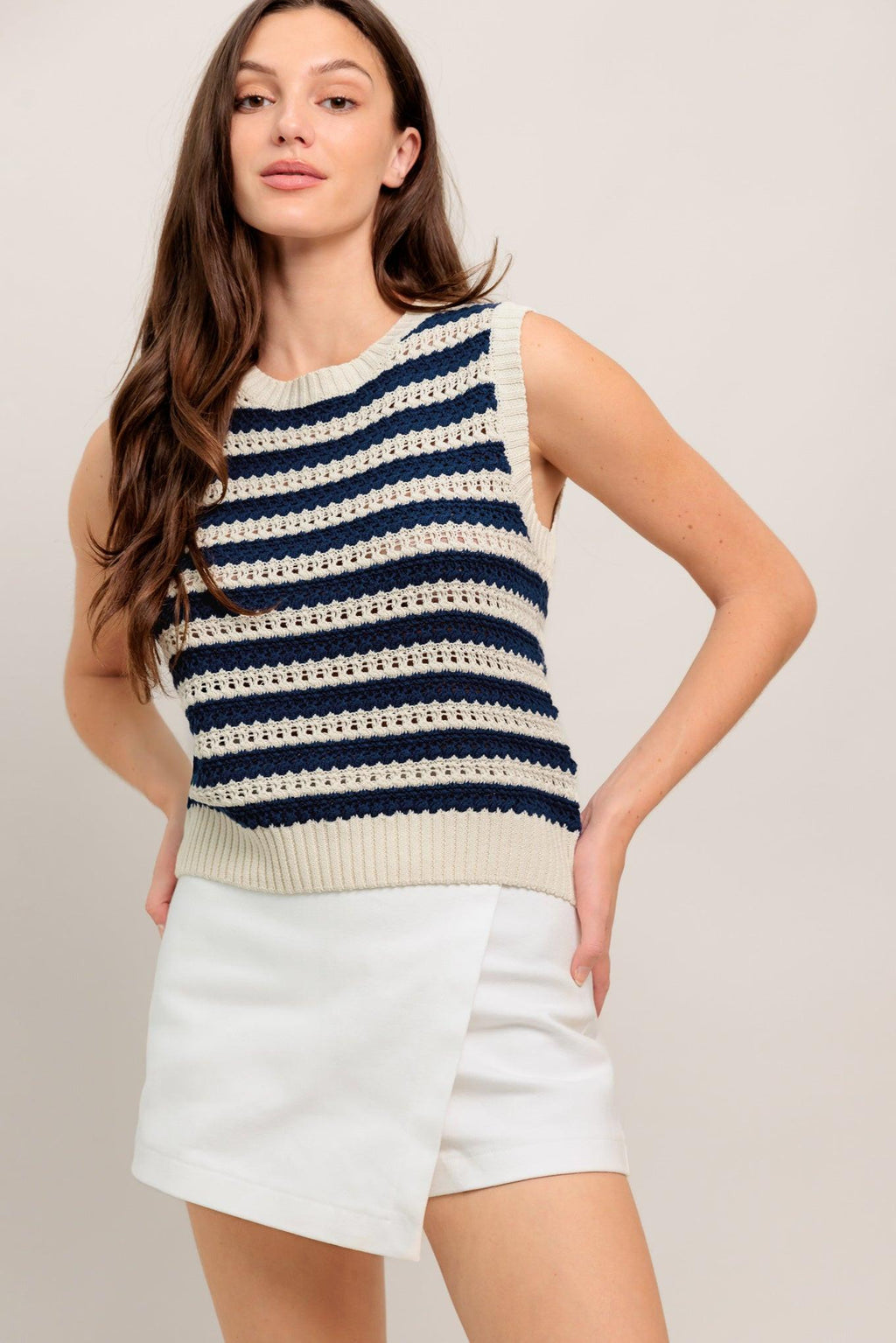 CLEAN COAST KNIT TOP