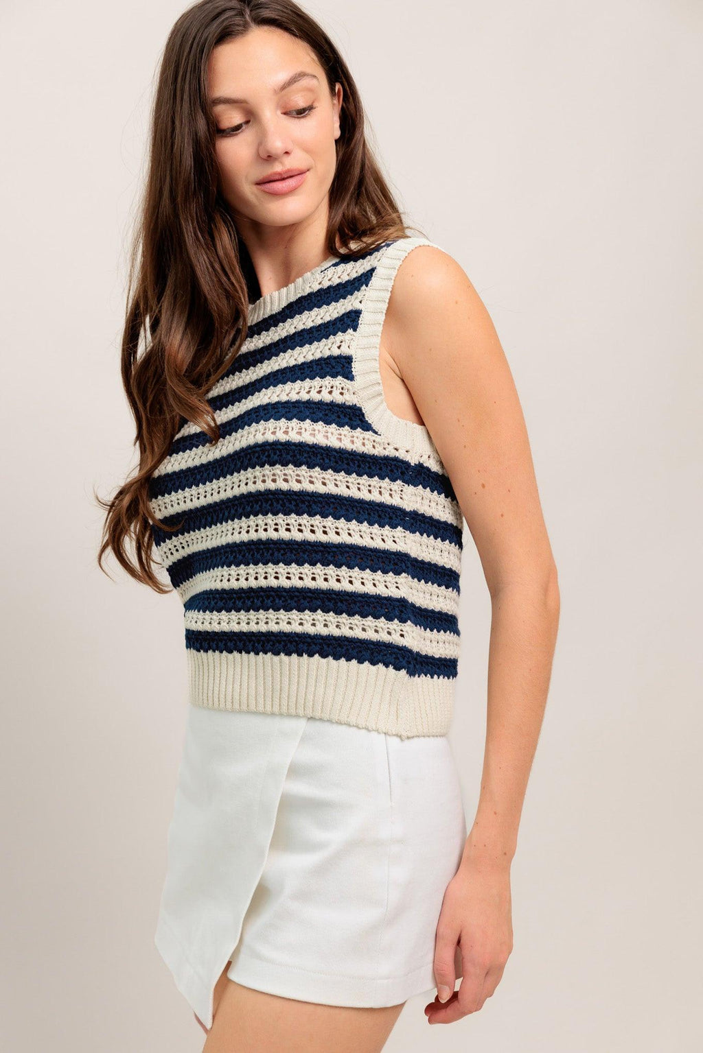 CLEAN COAST KNIT TOP