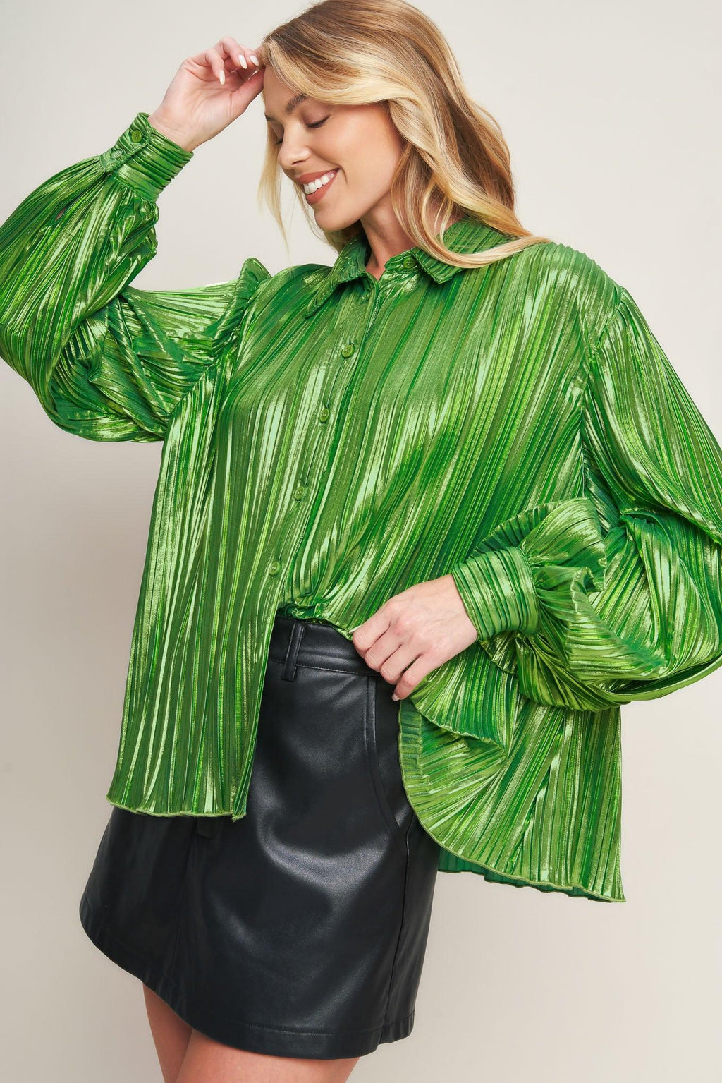 RUNWAY TREND FOILED TOP