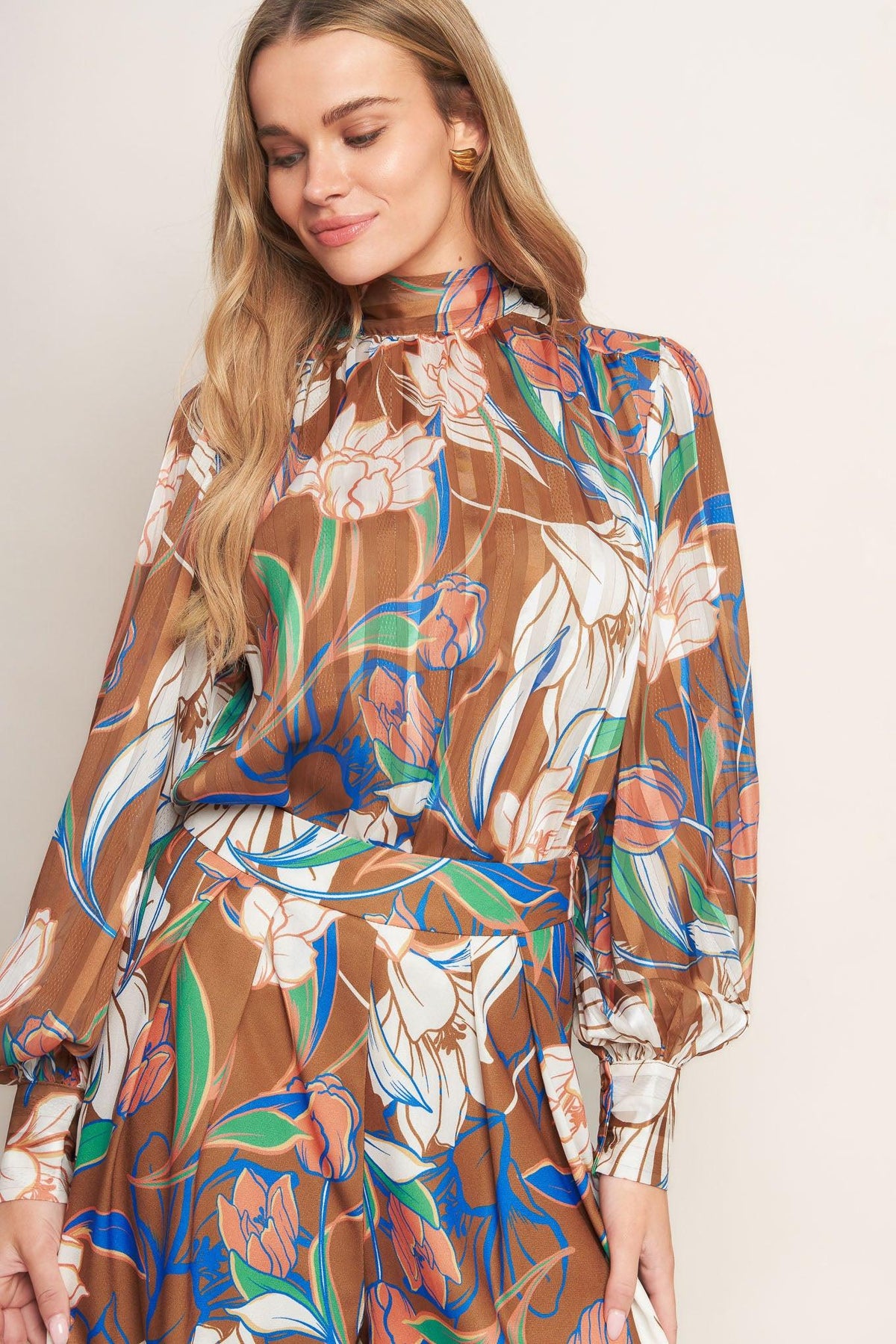 FOREVER BE WOVEN TOP