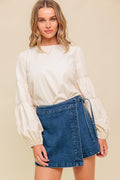 WAVERLY MILLS WOVEN TOP
