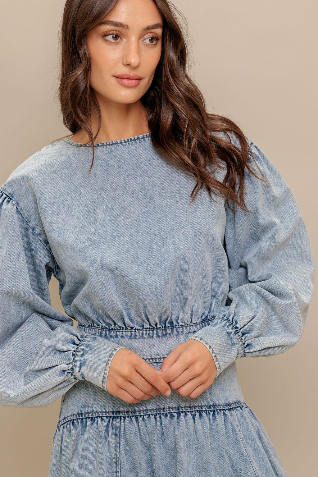 AMERICAN BLEND DENIM TOP