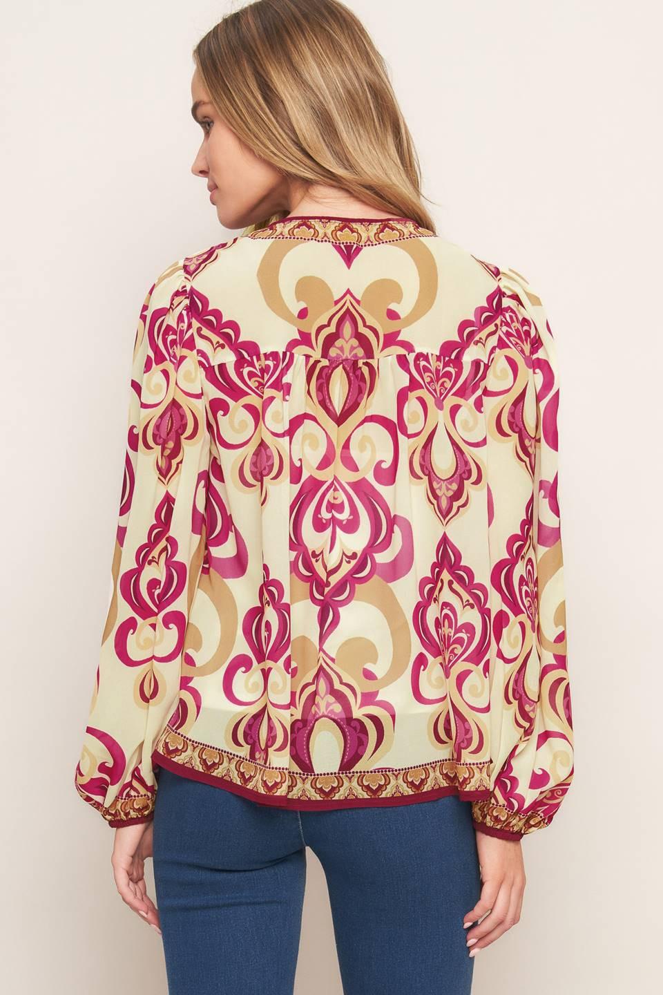 FUSION GROOVE WOVEN TOP