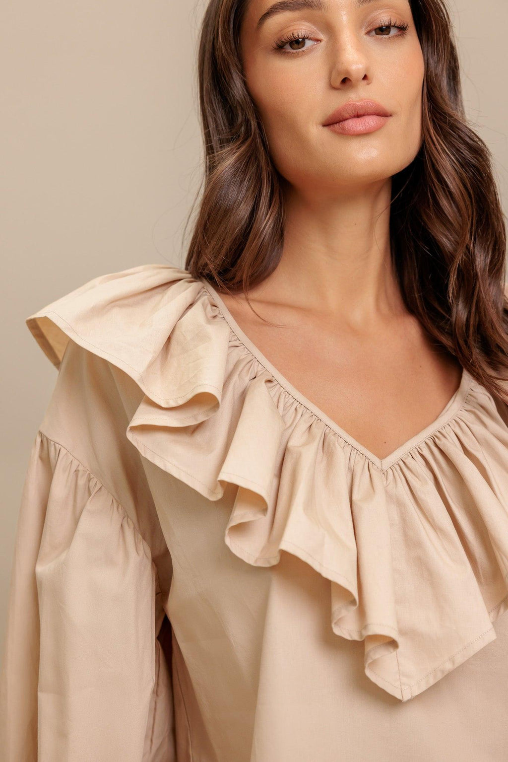 COUTURE CODE WOVEN TOP
