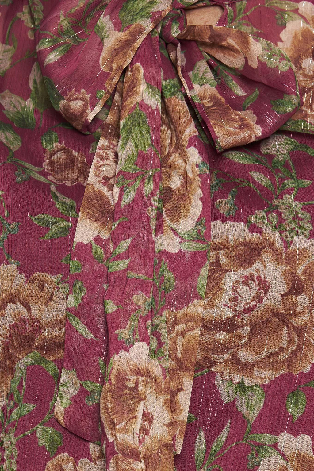 WHISPERING GARDEN WOVEN TOP