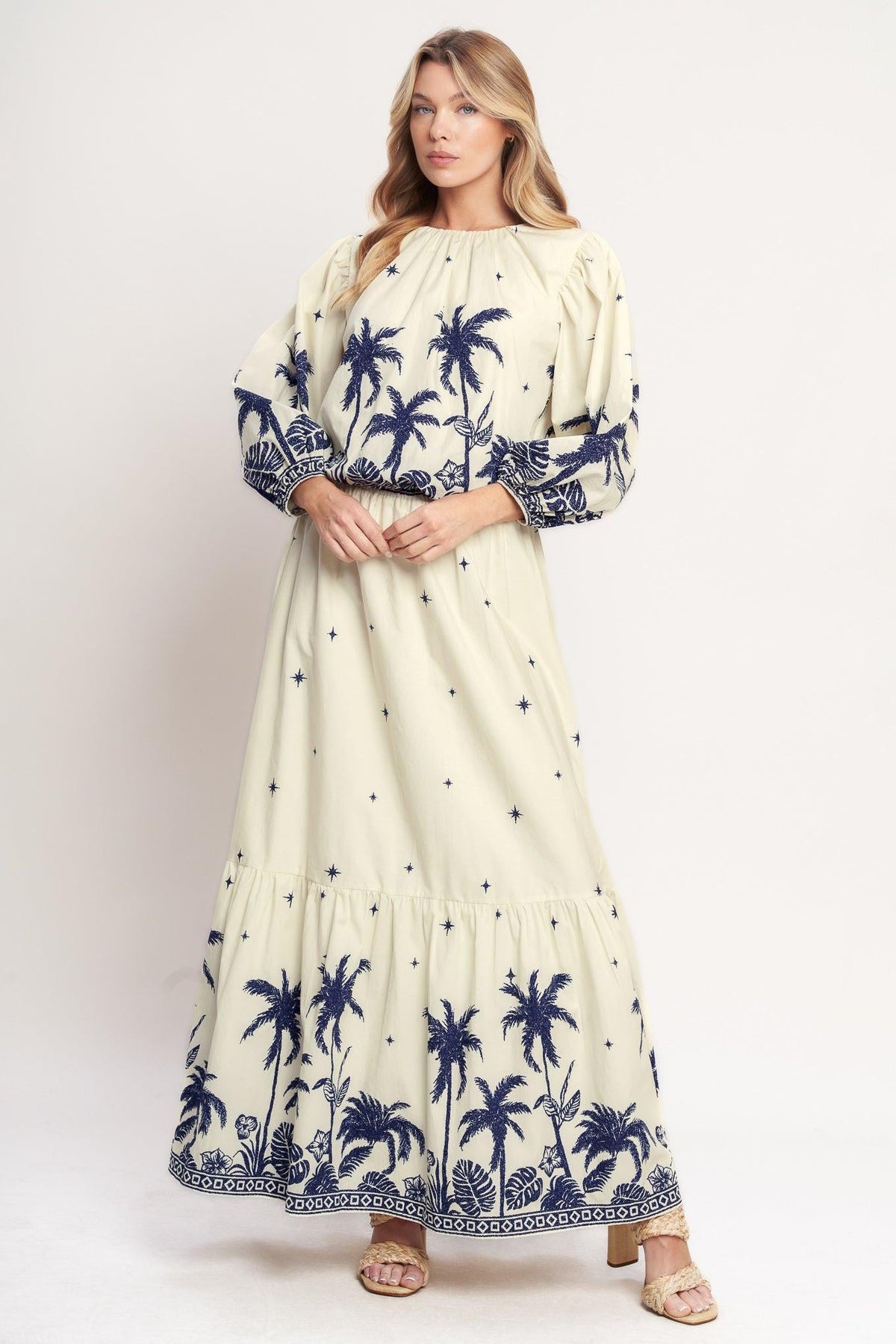 BOHO CONSTELLATION  WOVEN TOP