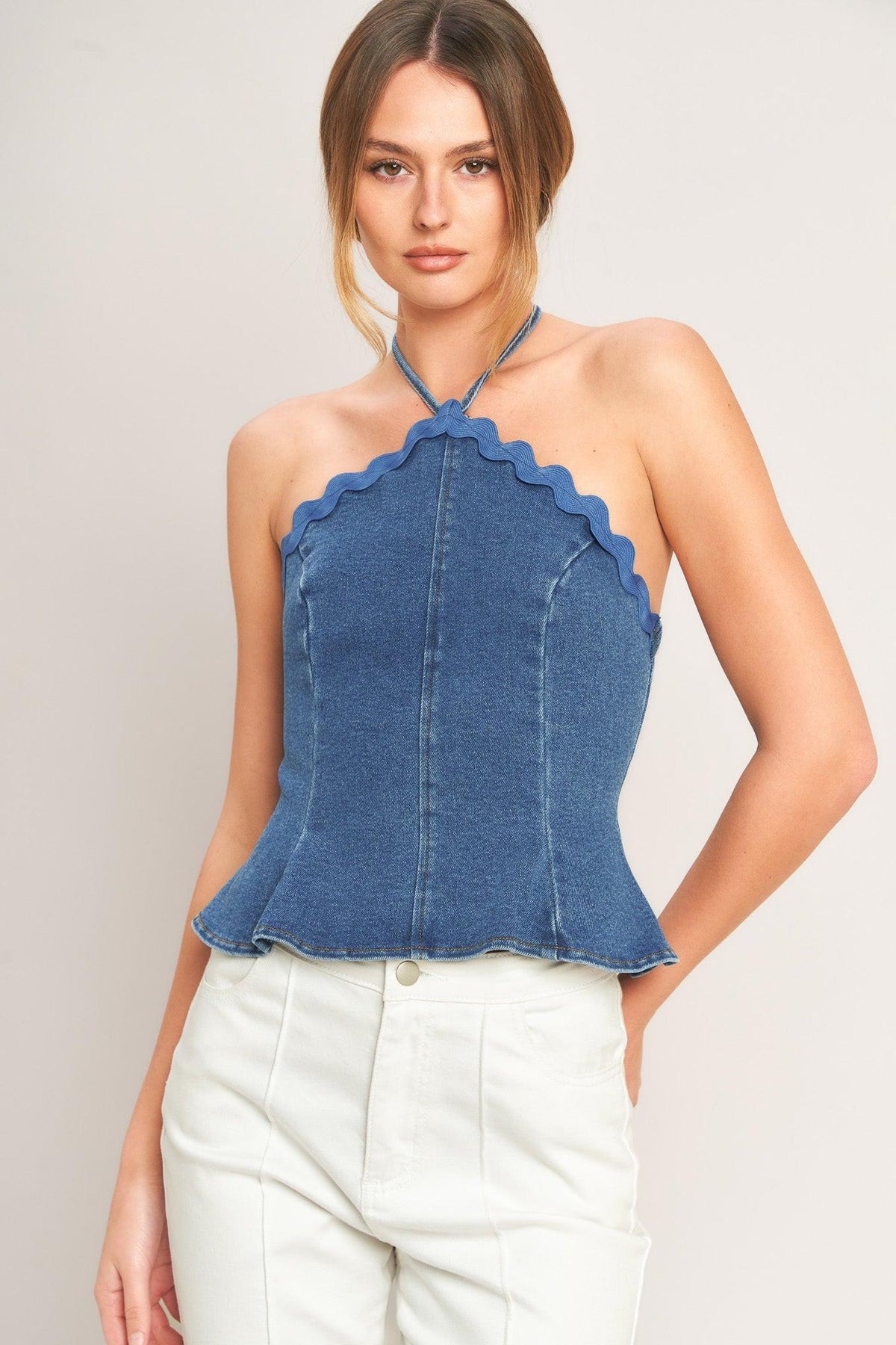 SUNNY DAY DENIM TOP