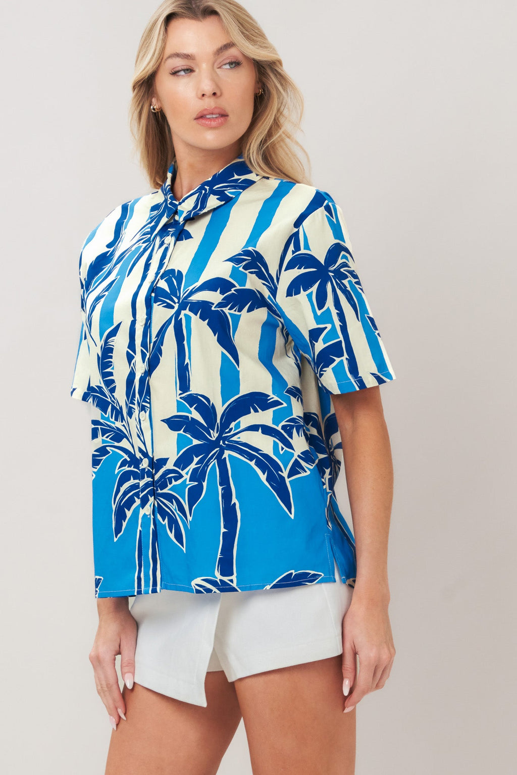 NOIR RESORT WOVEN TOP