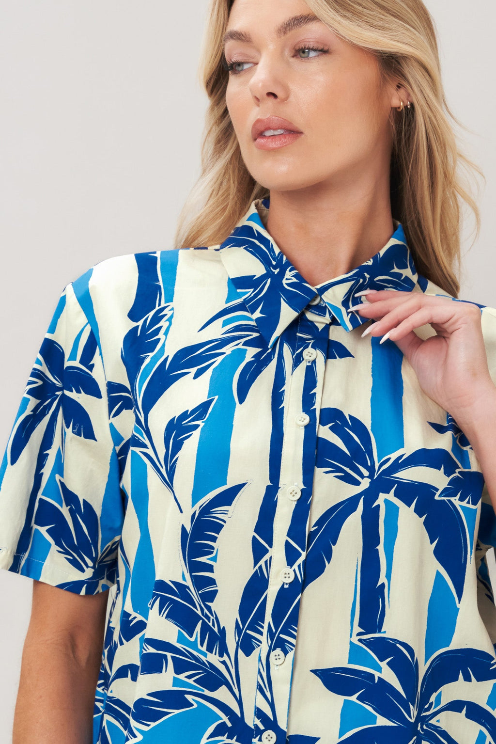 NOIR RESORT WOVEN TOP