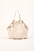 Lightweight Ramie Canvas Large Tote Bag