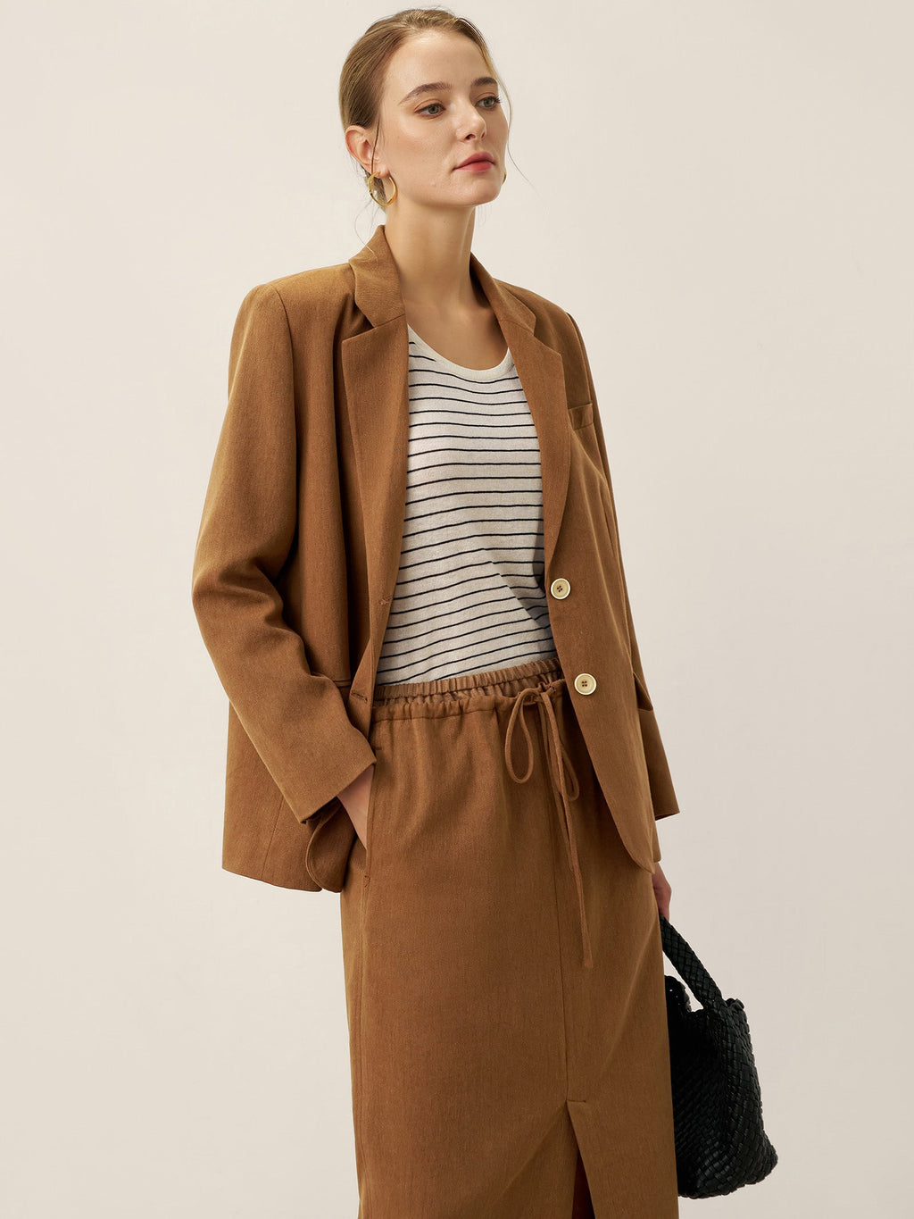 Lyocell Linen Tailored Blazer CASSIDY