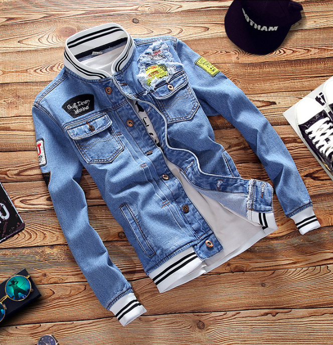 Casual Loose Denim Jacket | For Fall and Winter - # GIAA23210012 & BOAA13210029