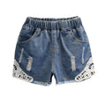 Cute Summer Girls' Lace Shorts for Ages 3-8 - # GIAA21610001