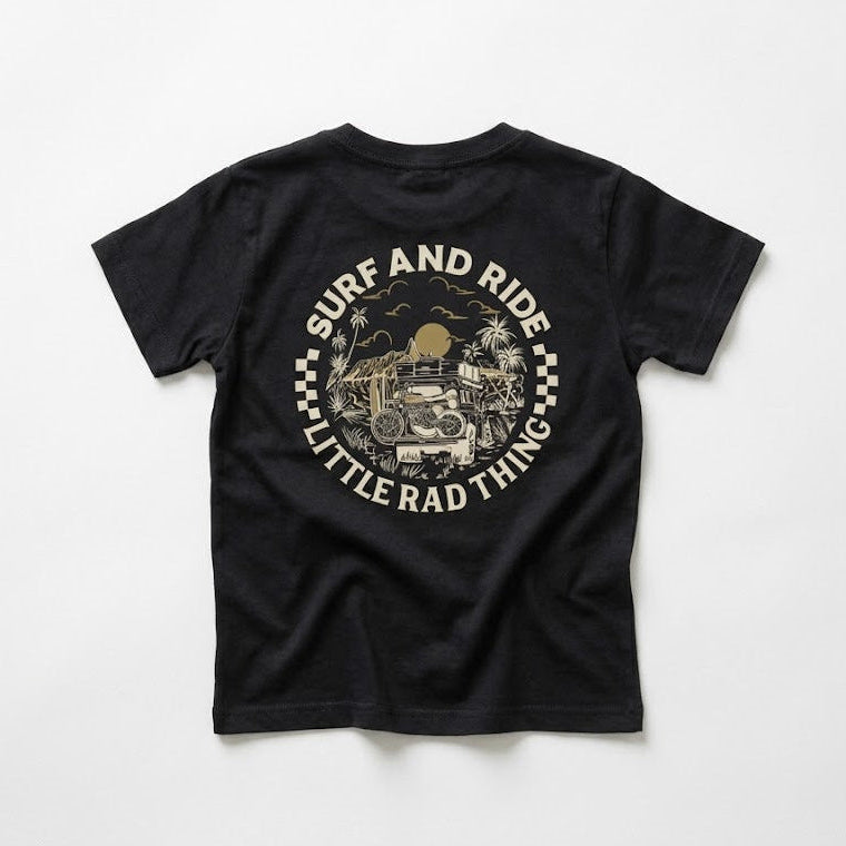 SURF N RIDE TEE - COAL