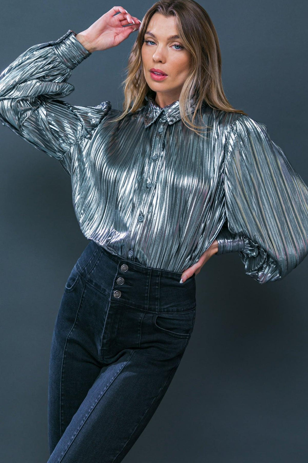 RUNWAY TREND FOILED TOP