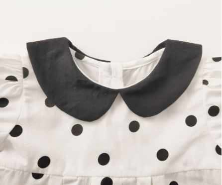 Summer Baby Girl Polka Dot | Top and Pants Set - # BAAA51210057